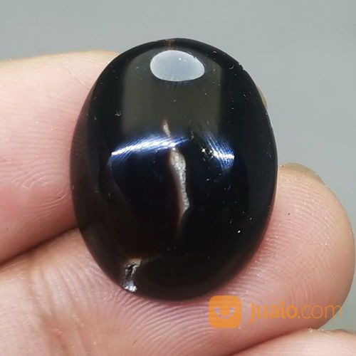 Batu Combong Yaman Wulung Combong Hitam Sinar Merah Asli Kode 1927