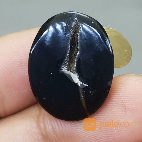 Batu Combong Yaman Wulung Combong Hitam Sinar Merah Asli Kode 1927