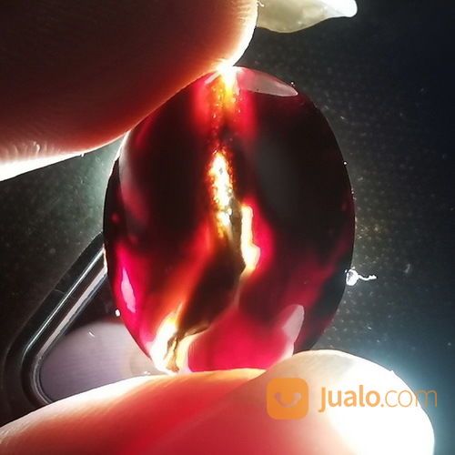 Batu Combong Yaman Wulung Combong Hitam Sinar Merah Asli Kode 1927