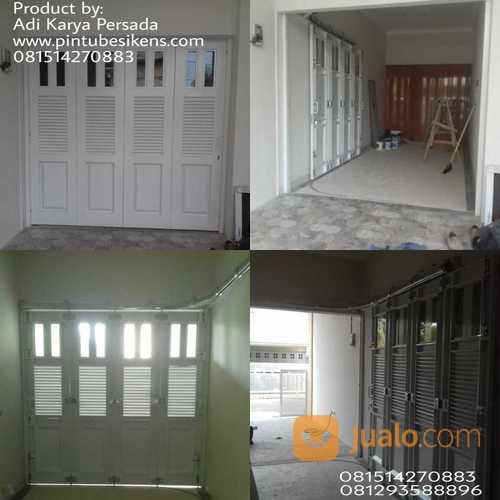 Pintu Sliding Garasi Pintu Besi Powder Coating