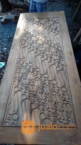 Pintu Jati Ukir Dan Minimalis