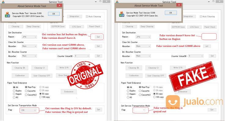 Canon Service Tool V5306 / Canon ST5306 ORIGINAL NOT FAKE VERSION