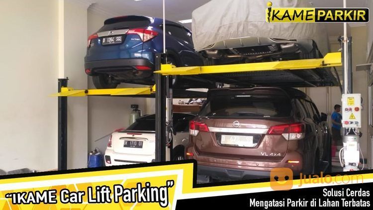 HIDROLIK LIFT PARKIR MOBIL 4 TIANG 2meter