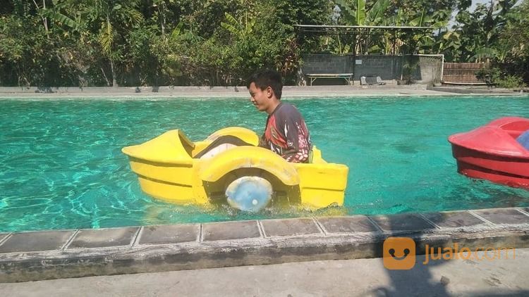 Mainan Air Hand Boat Perahu Kayuh Tangan