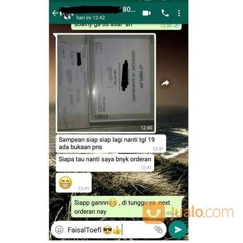 Premium Quality Jasa Sertifikat Toefl Dan Ielts