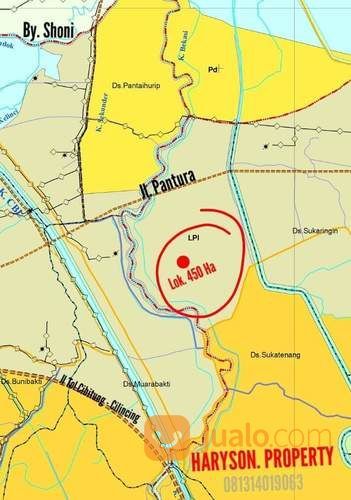 TANAH 450 HEKTAR - SUKATENANG KAB. BEKASI