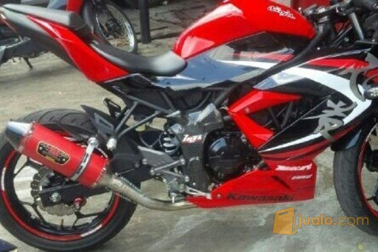 Knalpot Ninja RR Mono, Red Black