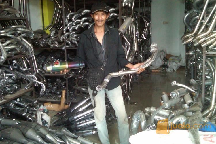 Knalpot Ninja RR Mono, Red Black