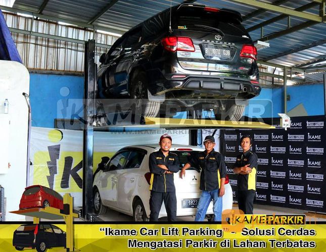 HIDROLIK LIFT PARKIR MOBIL 2 TIANG