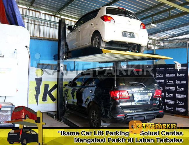 HIDROLIK LIFT PARKIR MOBIL 2 TIANG
