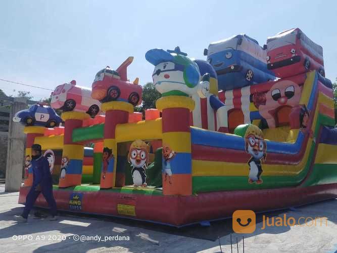 Rumah Balon Istana Balon Loncat Bompes Ukuran 6 X 8