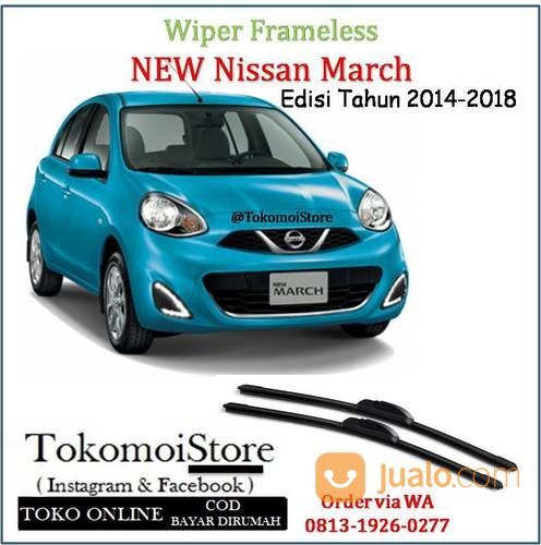 Wiper Frameless Nissan March Edisi 2014 2015 2016 2017 2018