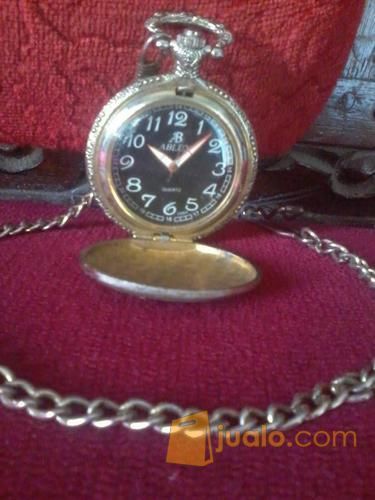 jam saku antik merk ablux quartz