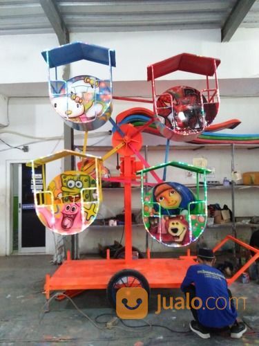 Kincir Angin Mini Isi 4 Gerbong Odong Berkualitas