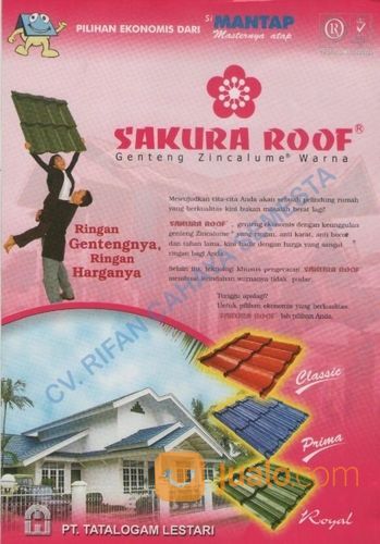 Genteng Metal Sakura Roof - Sakura Garuda ( 0,35 Mm )