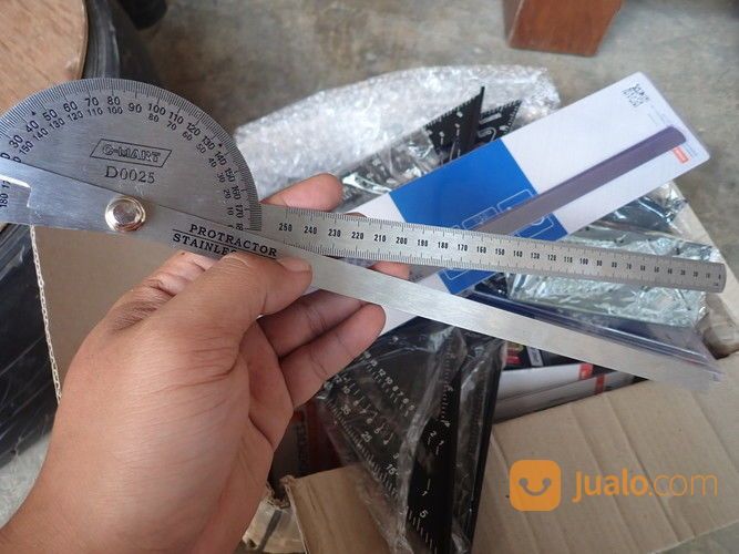 Busur Derajat Combi Penggaris Protactor Alat Ukur Sudut Size Besar