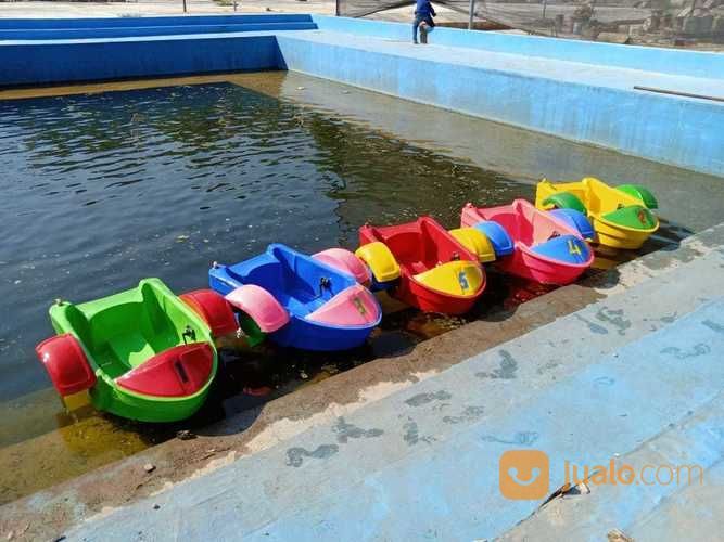 Handboat Perahu Sepeda Bebek Air Fiber Kayuh