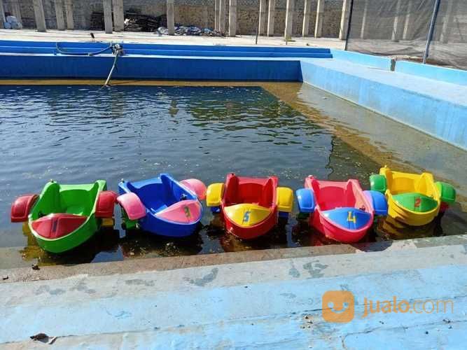 Handboat Perahu Sepeda Bebek Air Fiber Kayuh