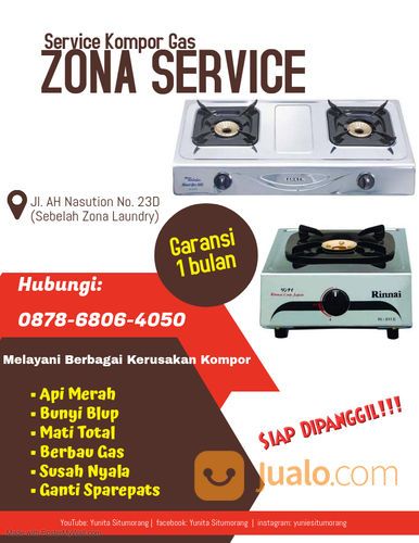 Zona Service Melayani Service Kompor Gas Panggilan Untuk Area Medan Johor Dan Sekitar Nya