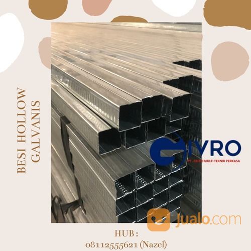 Hollow Galvanis 4x4 Tebal 1,6mm
