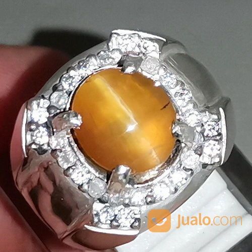 Cincin Batu Opal Cat Eye Mata Kucing Asli