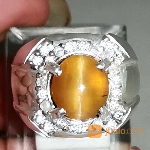 Cincin Batu Opal Cat Eye Mata Kucing Asli