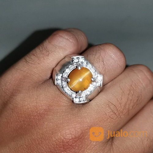 Cincin Batu Opal Cat Eye Mata Kucing Asli