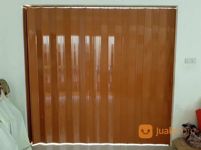 PINTU LIPAT PVC FOLDING DOOR PVC PARTISI LIPAT PVC