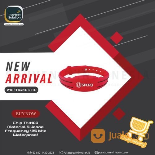 NEW PRODUK TIKET GELANG WRISTBAND DENGAN CHIP BAHAN SILICON CUSTOM DESIGN