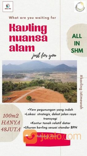 NUANSA ALAM TRANSYOGI KAVLING TERMURAH DI TANJUNG SARI BOGOR TIMUR