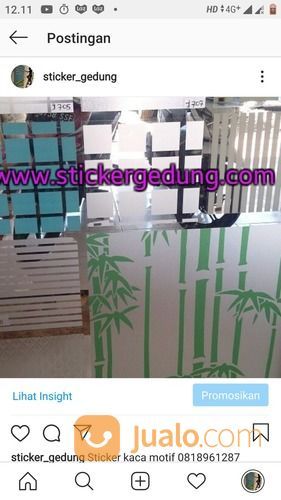Sticker Kaca Rumah margonda depok