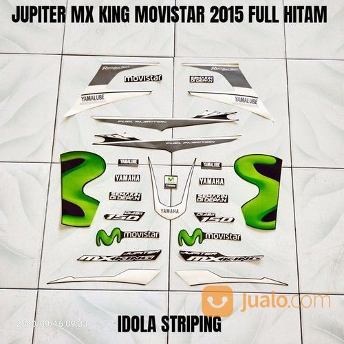 Striping Jupiter MX King Movistar 2015 Full Hitam