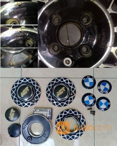 Velg Mobil BMW Ronal ACT BBS LS Original GERMANY Rare Black Diamond Klasik