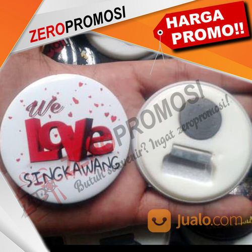 Souvenir Pin Magnet Buka Botol