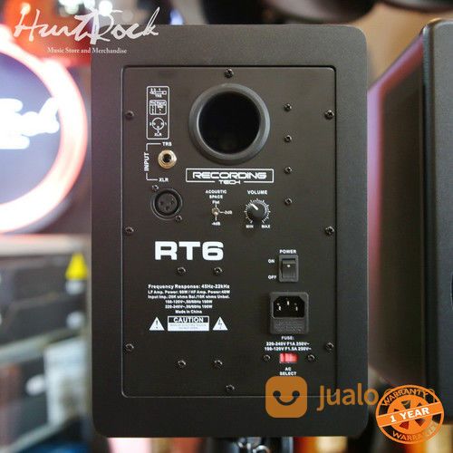 Recording Tech RT 6 6inch Speaker Flat Studio Monitor