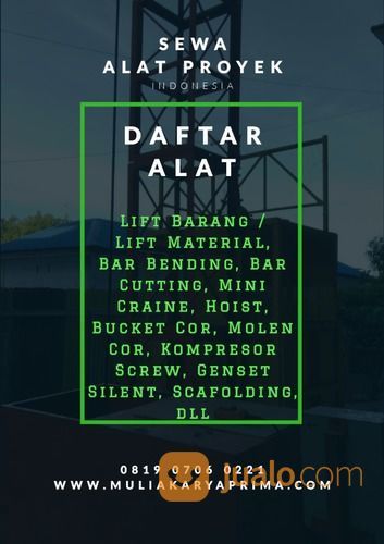 Sewa Alat Proyek Bengkulu