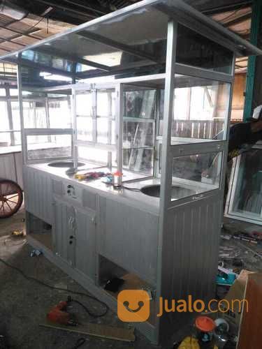 Gerobak Aluminium Murah Untuk Bakso Mie Ayam Soto Kuat Kokoh