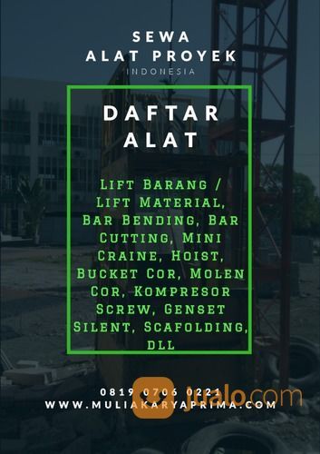 Sewa Alat Proyek Sulawesi Utara