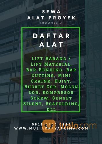 Sewa Alat Proyek Maluku Utara