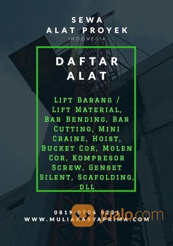 Sewa Alat Proyek Papua Barat