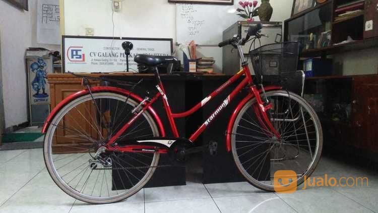 Sepeda City Bike Starmon Romance,Mulus Jarang Dipakai Gan