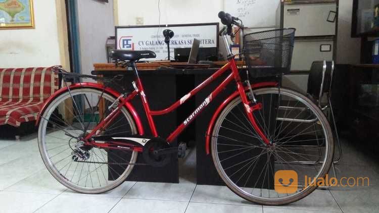 Sepeda City Bike Starmon Romance,Mulus Jarang Dipakai Gan