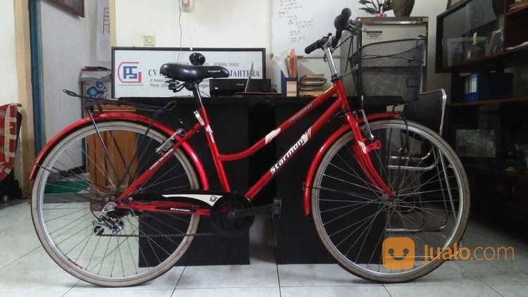 Sepeda City Bike Starmon Romance,Mulus Jarang Dipakai Gan