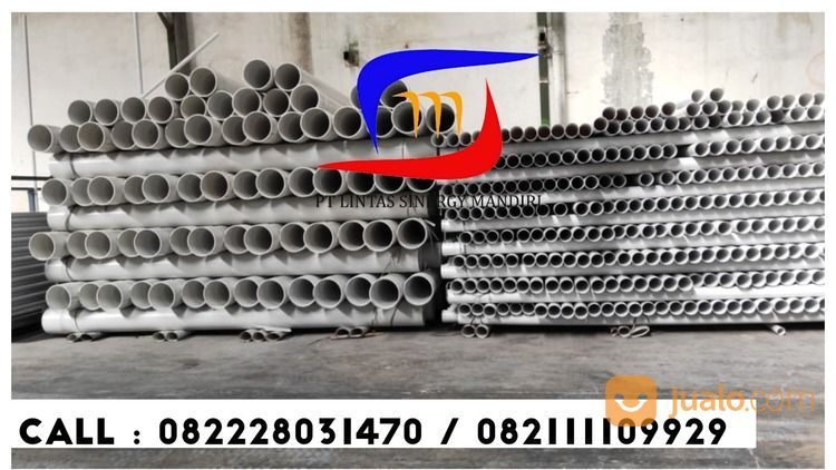 Pipa PVC Putih Berbagai Diameter