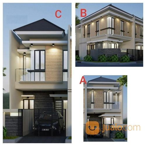 Rumah Hook Baru Gress 2 Lantai Minimalis Modern Wonorungkut Utara