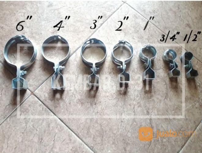 Hanger Klem Pipa Gantung Ukuran 1/2'' Inchi