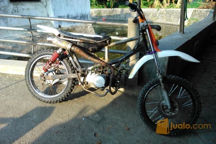 Supra X tahun 2001, Plat N Kab Pasuruan, Modif Motor Trail / Cross
