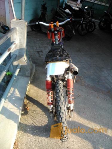 Supra X tahun 2001, Plat N Kab Pasuruan, Modif Motor Trail / Cross