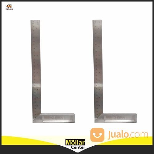 Siku Tukang 12 Inch / Alat Garis Ukur / Penggaris Besi Bangunan Murah