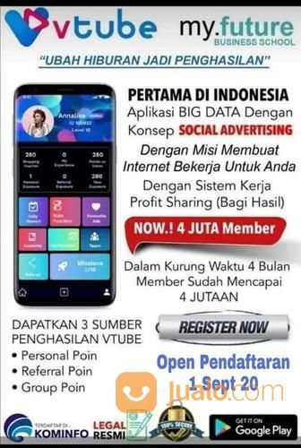 Vtube Milenial Bisnis